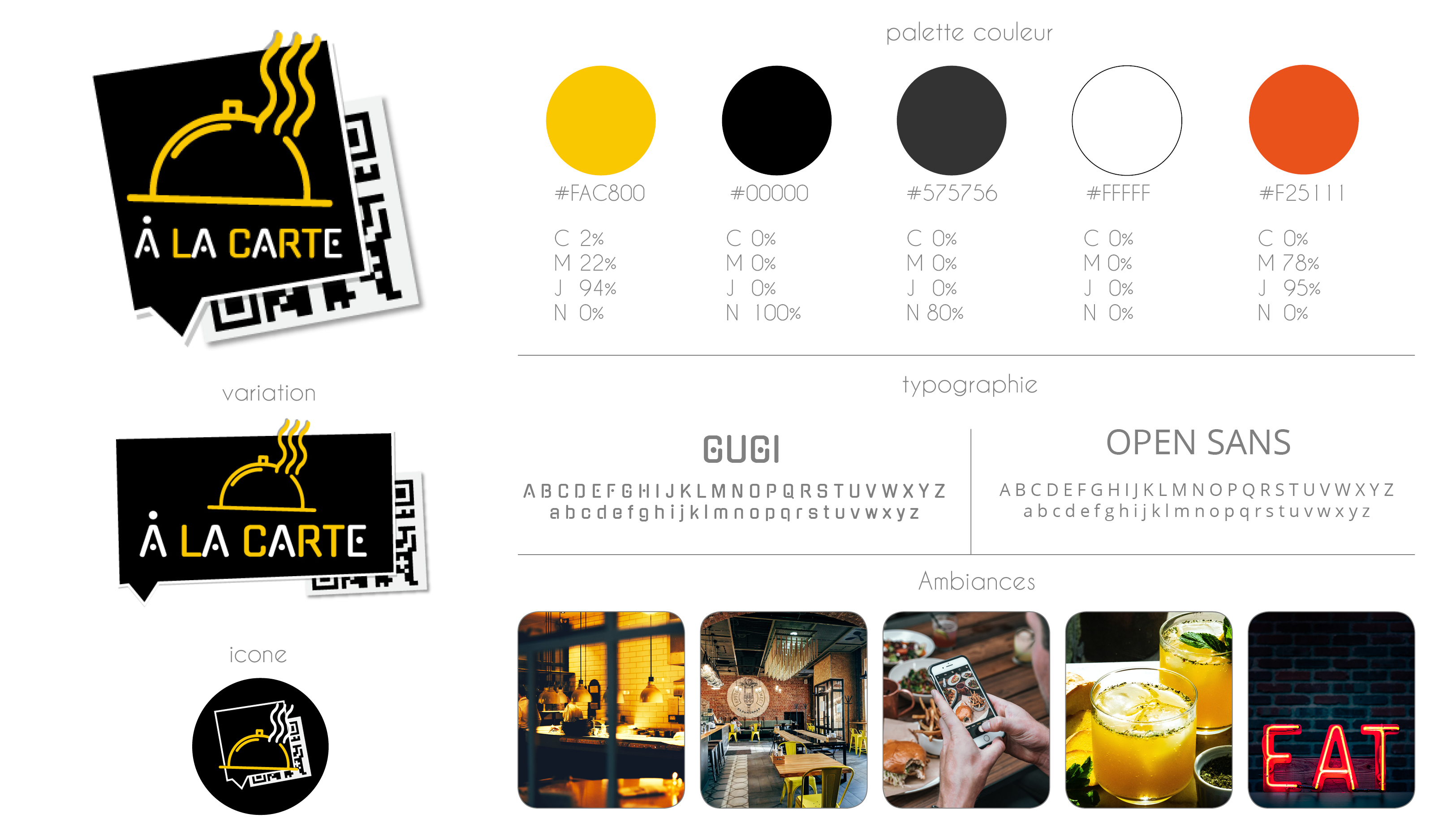 A la carte-siteweb-charte-graphique